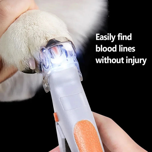 Smart LED Pet Nail Clipper — Cut Safely & Easily