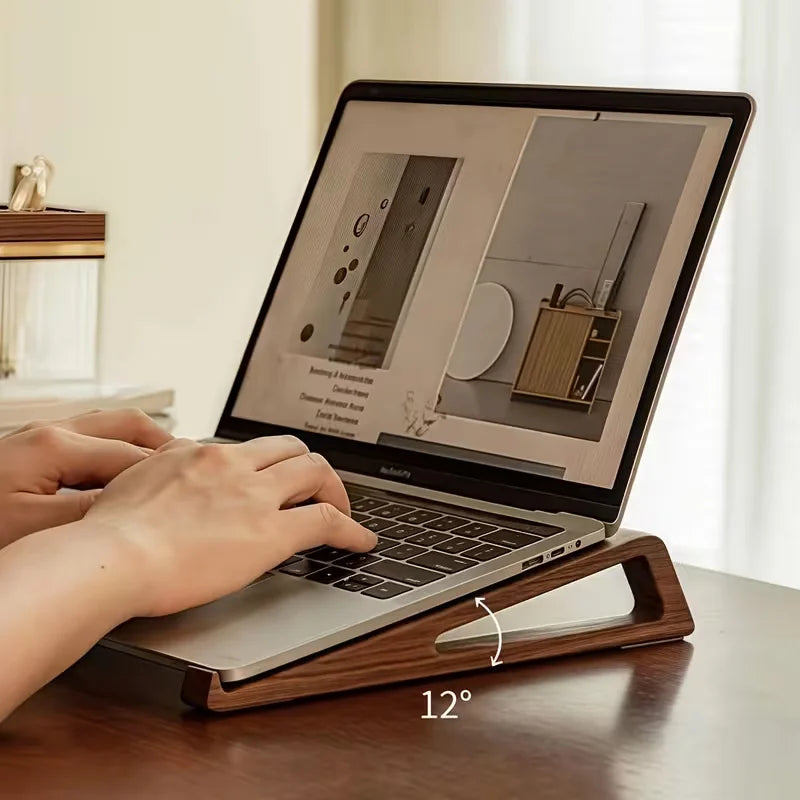 wood Laptop Stand — Improve Comfort Anywhere