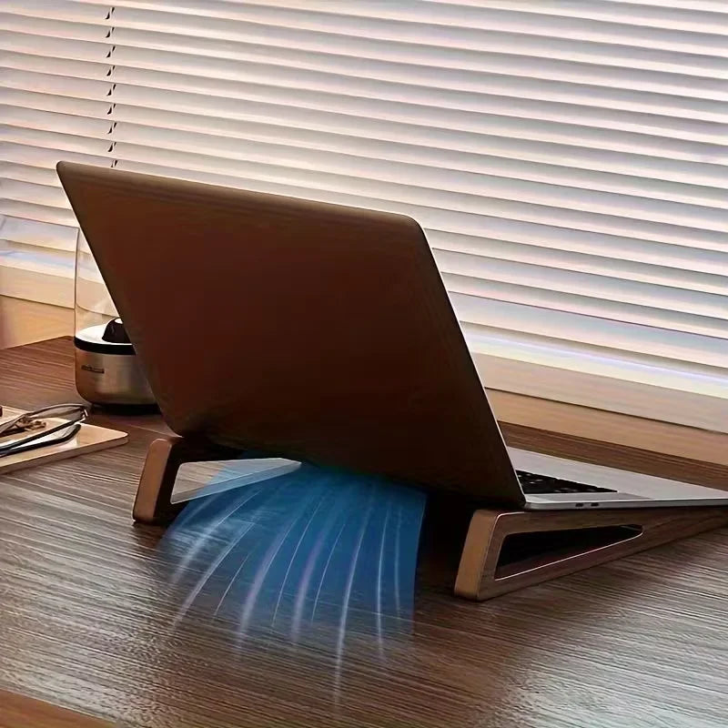 wood Laptop Stand — Improve Comfort Anywhere