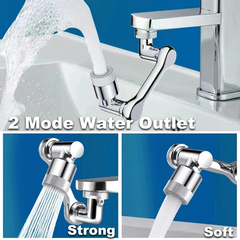 1080° Rotating Faucet Extender — Upgrade Your Sink Instantly